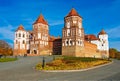 Belarus. Mir castle Royalty Free Stock Photo